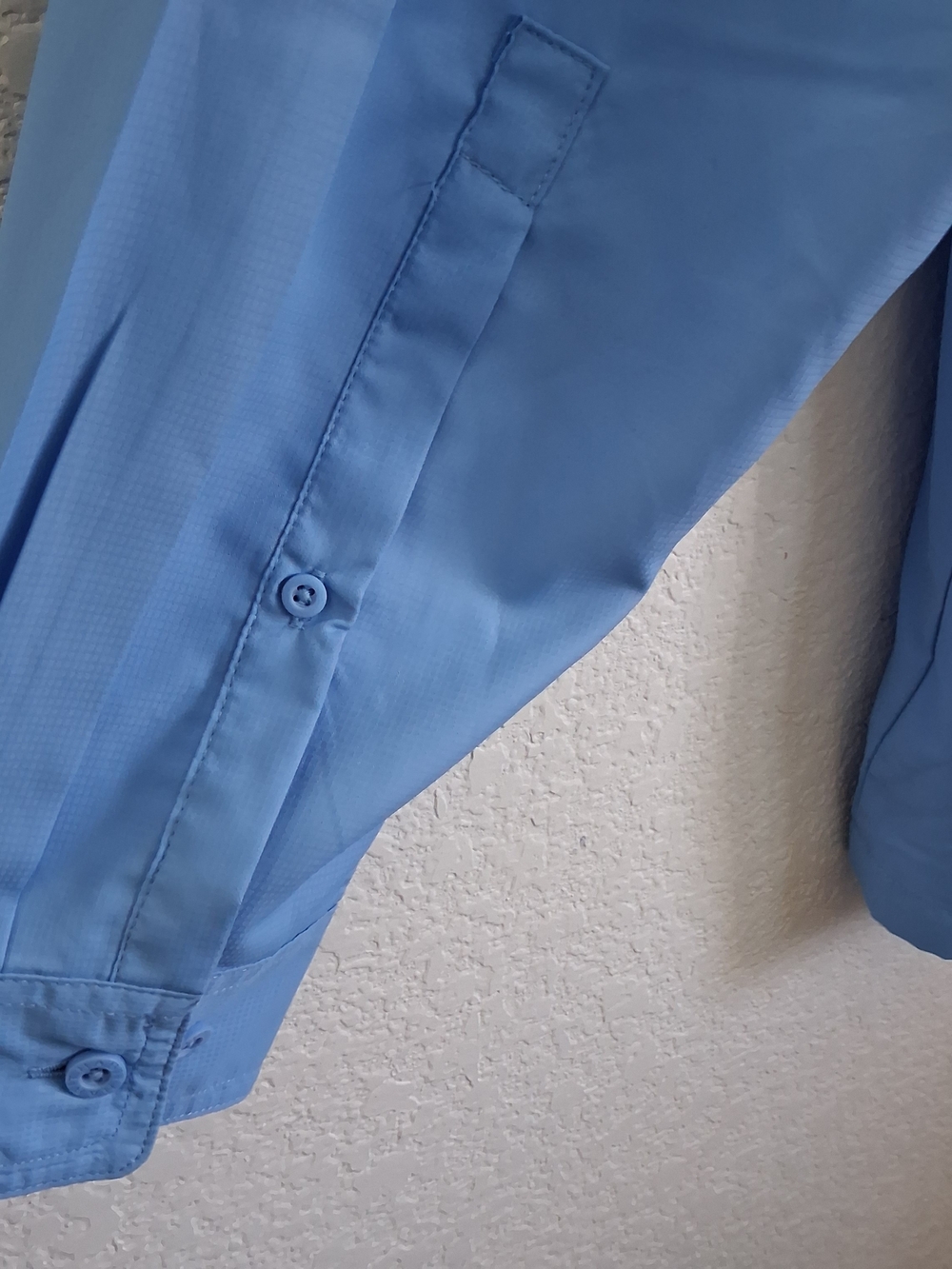 Habit Light Blue Performance Fishing Shirt Jacket Mens Medium - Picture 9 of 10